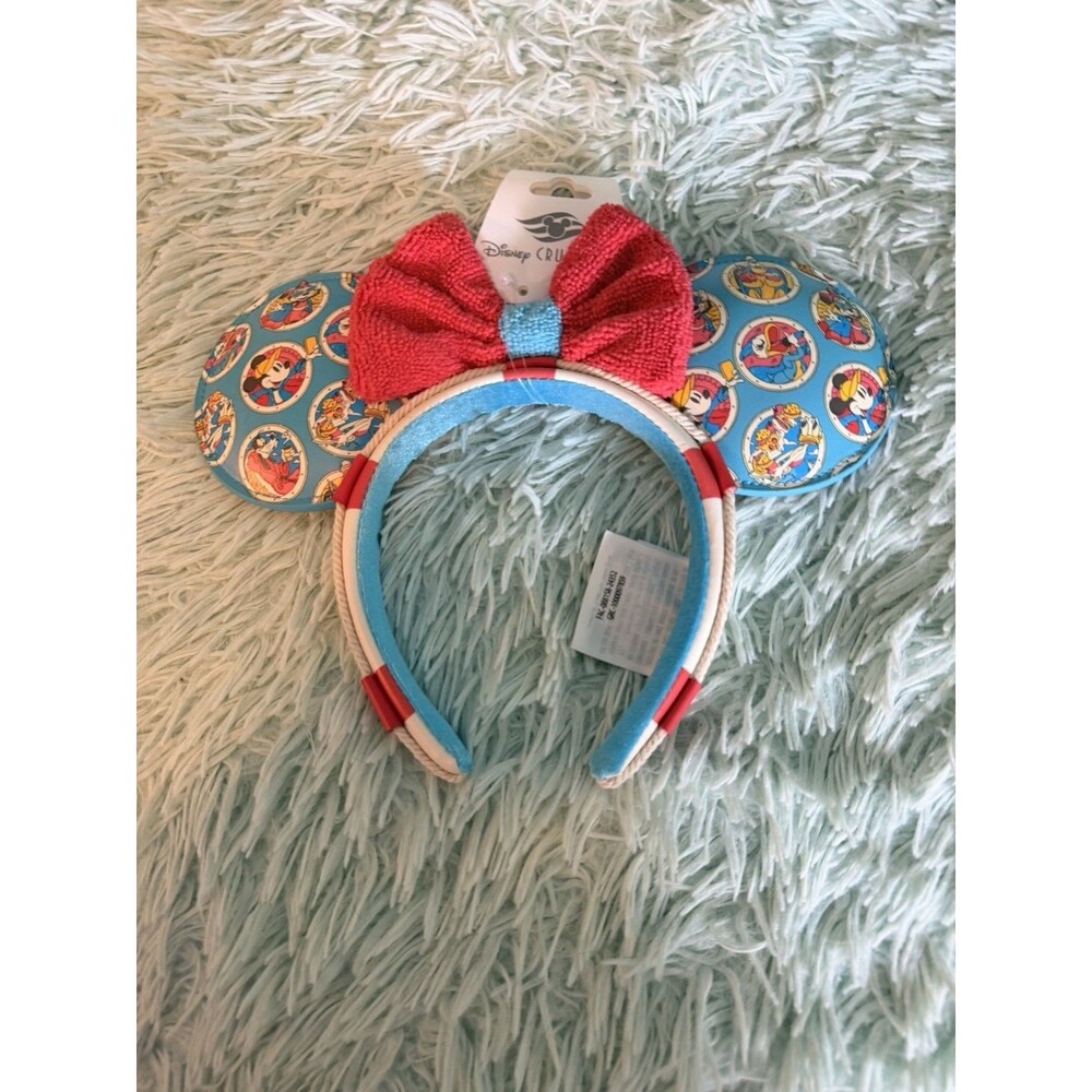 Disney Cruise Line DCL Captain Mickey & Friends Minnie Ears Headband 2025